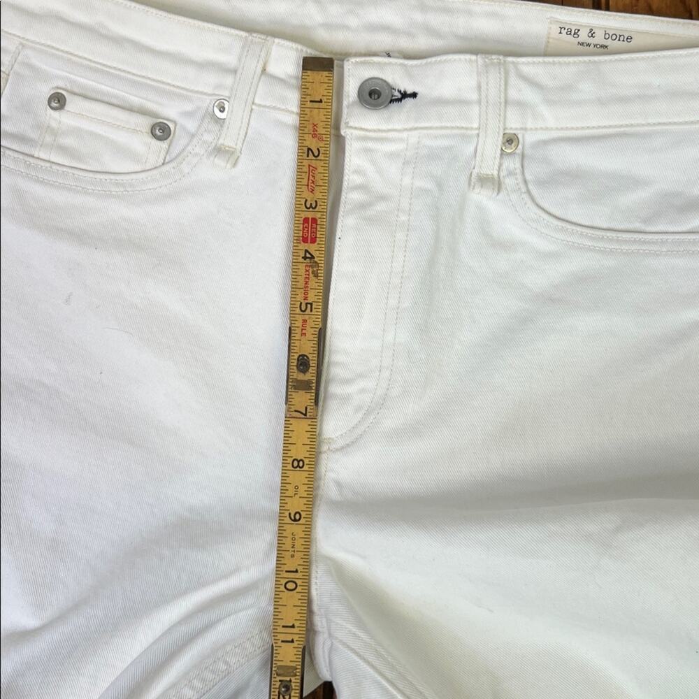 rag & bone jeans white Nina high rise ankle cigarette Jeans size 29 SALE - Picture 8 of 9